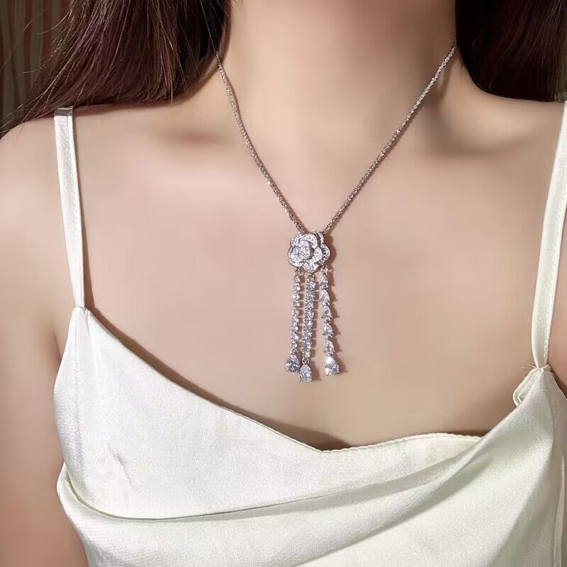 FENG SHUI - 34 Elegant luxury Camellia series necklace bracelet earrings bracelet