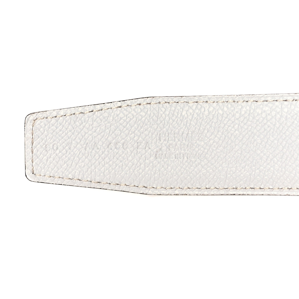 Epsom Belt 38mm 90 36 Bleu Indigo White Orange