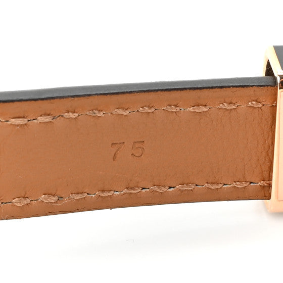 Epsom 15mm Pop H Belt 75 30 Black