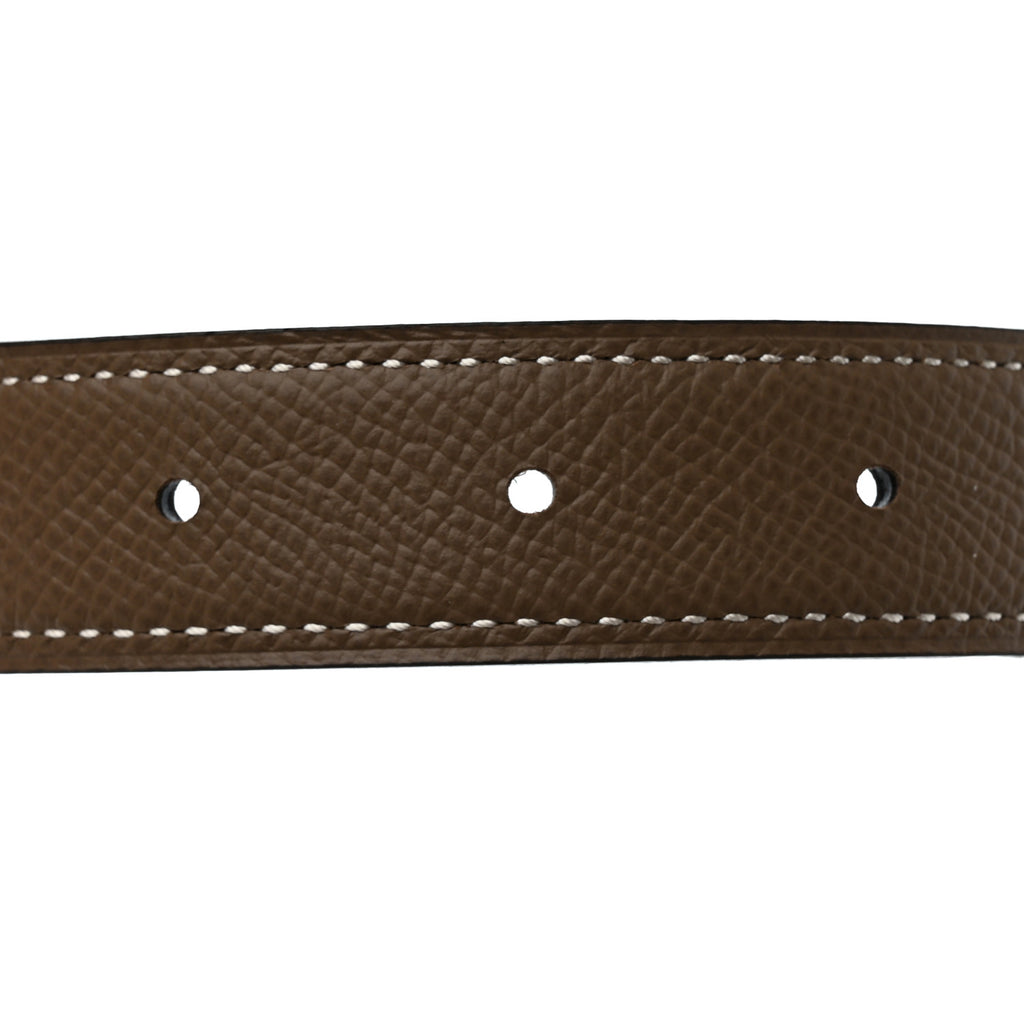 Epsom Swift 24mm Mini Constance Guilloche H Belt 75 30 Etoupe Black