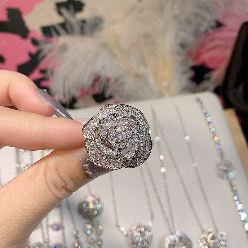 FENG SHUI - 34 Elegant luxury Camellia series necklace bracelet earrings bracelet