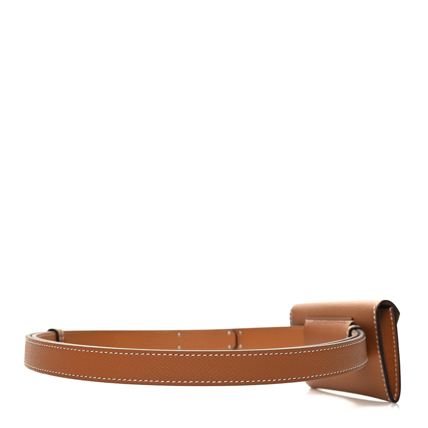 Epsom Kelly Pocket Belt Gold