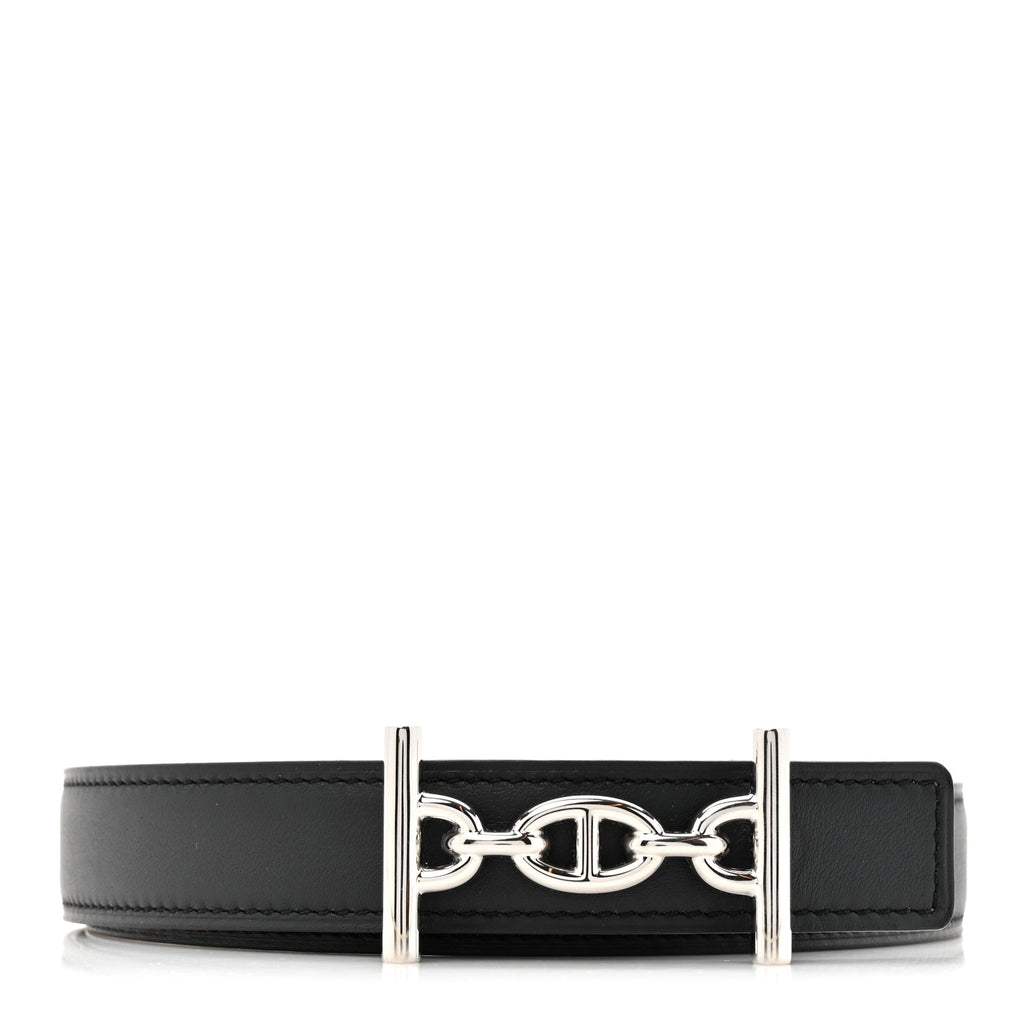 Swift Epsom 24mm Lagune Belt 80 Black Etoupe