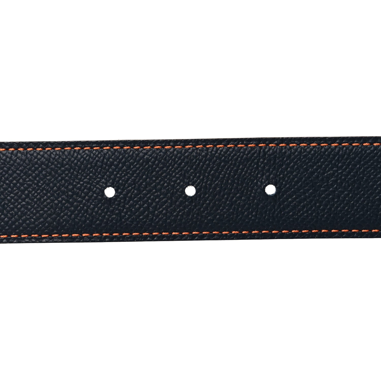 Epsom Belt 38mm 90 36 Bleu Indigo White Orange