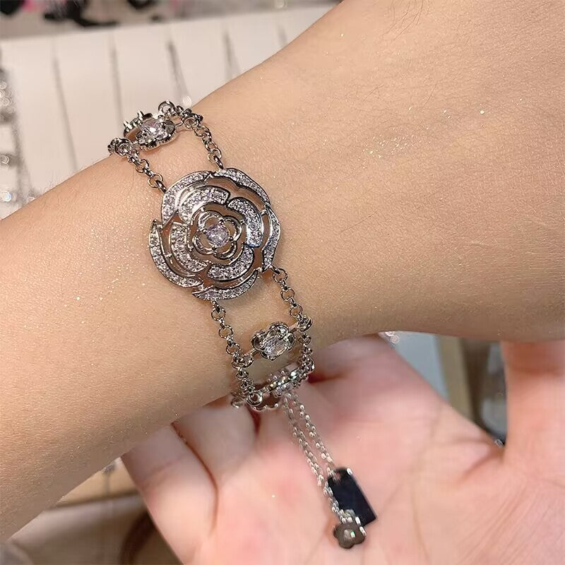 FENG SHUI - 34 Elegant luxury Camellia series necklace bracelet earrings bracelet