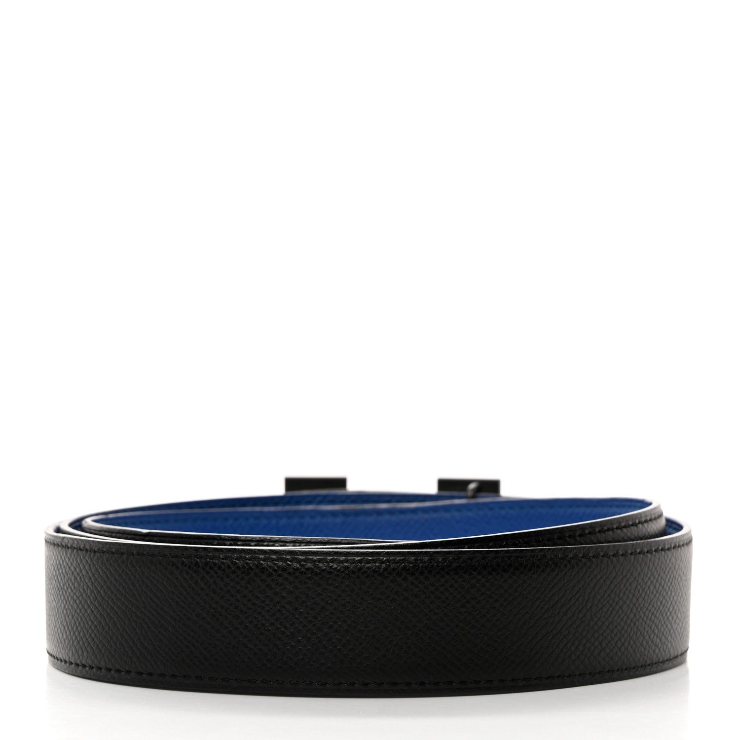 Epsom 32mm Matte H Belt 100 40 Bleu Electrique Black
