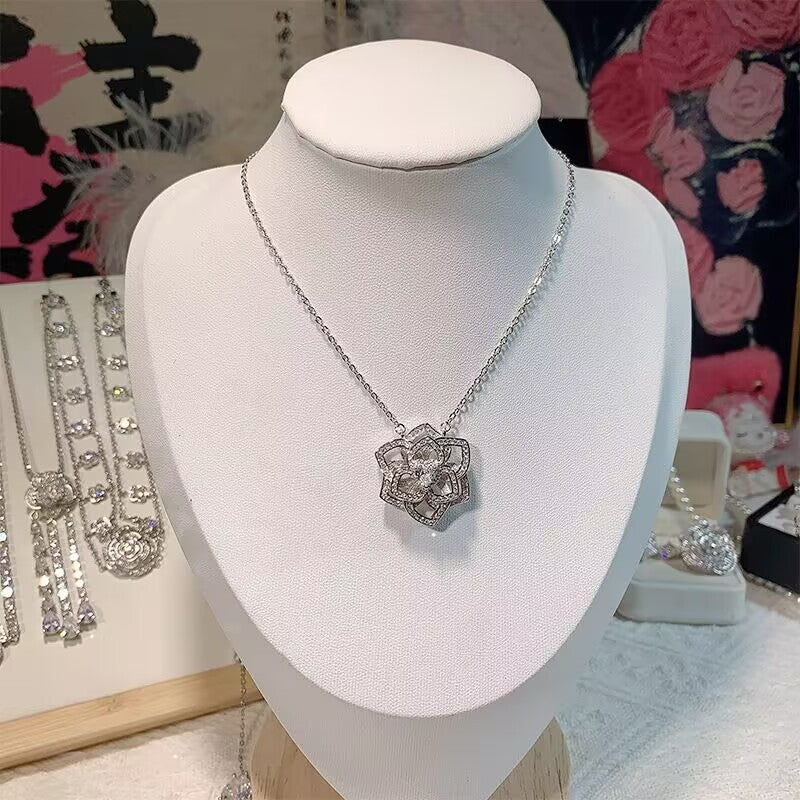 FENG SHUI - 34 Elegant luxury Camellia series necklace bracelet earrings bracelet