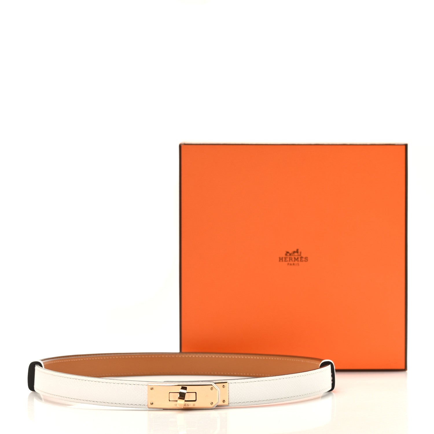 Epsom Kelly Belt White-1