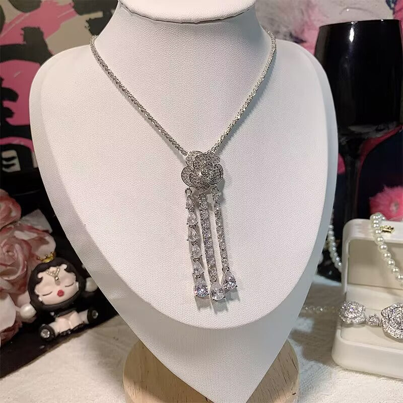 FENG SHUI - 34 Elegant luxury Camellia series necklace bracelet earrings bracelet