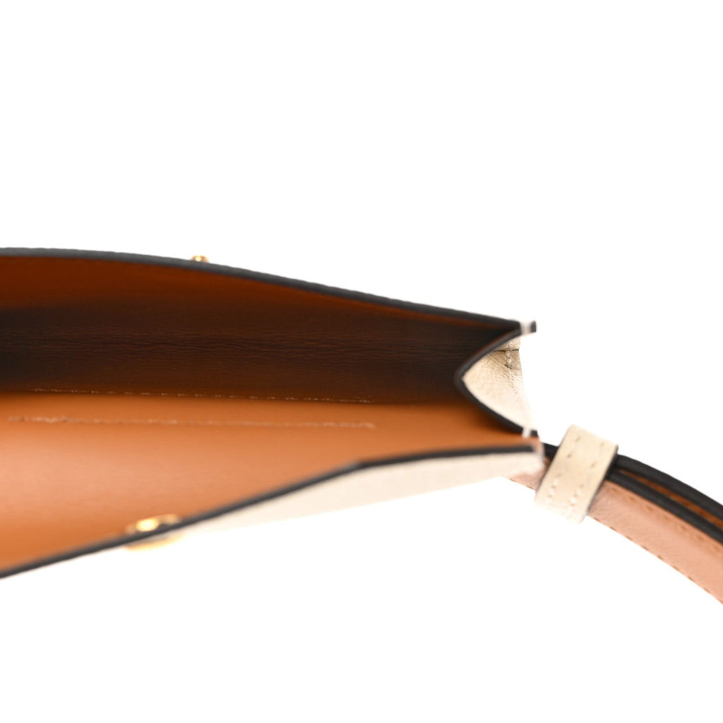 Epsom Kelly Pocket Belt Craie