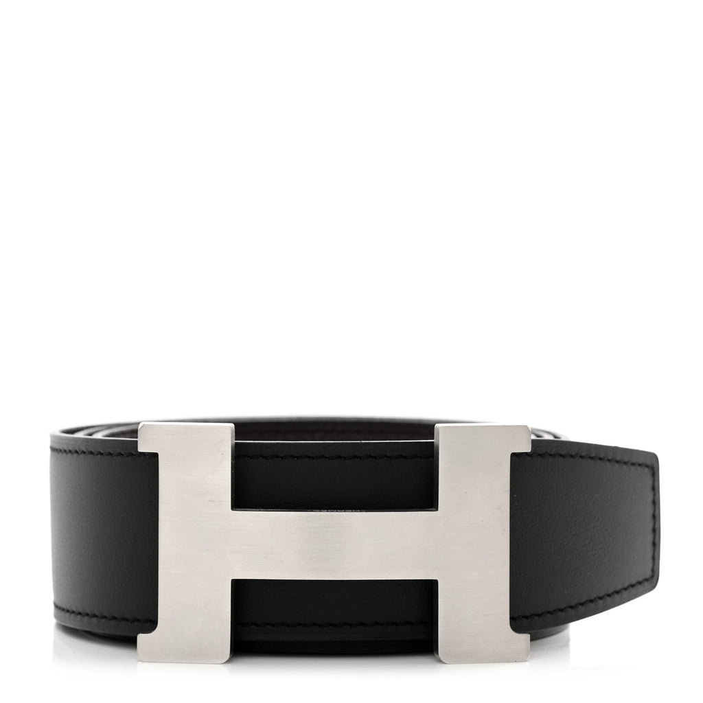Togo 38mm Constance H Belt 85 34 Black Chocolate