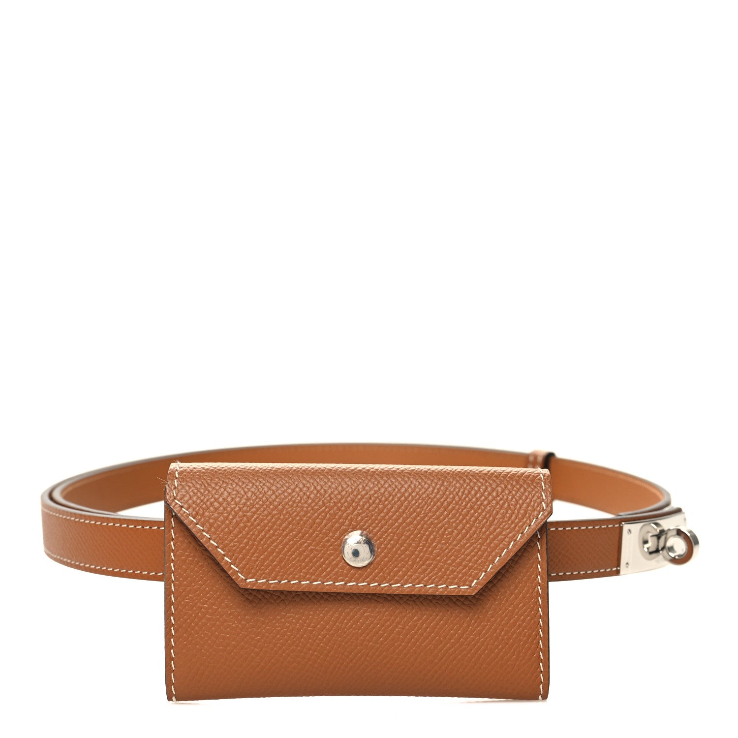 Epsom Kelly Pocket Belt Gold