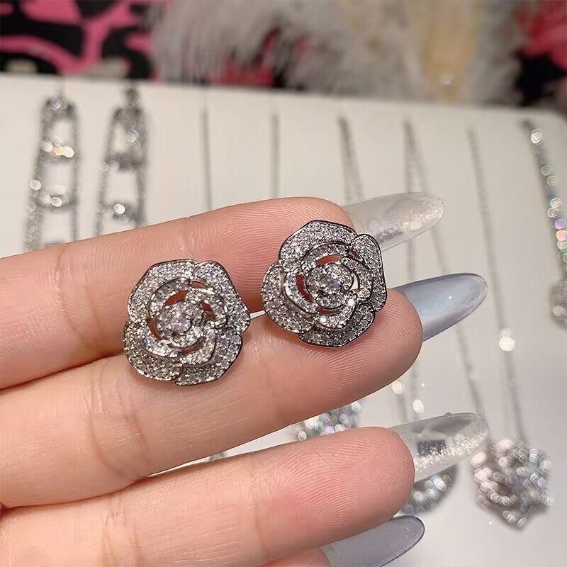 FENG SHUI - 34 Elegant luxury Camellia series necklace bracelet earrings bracelet