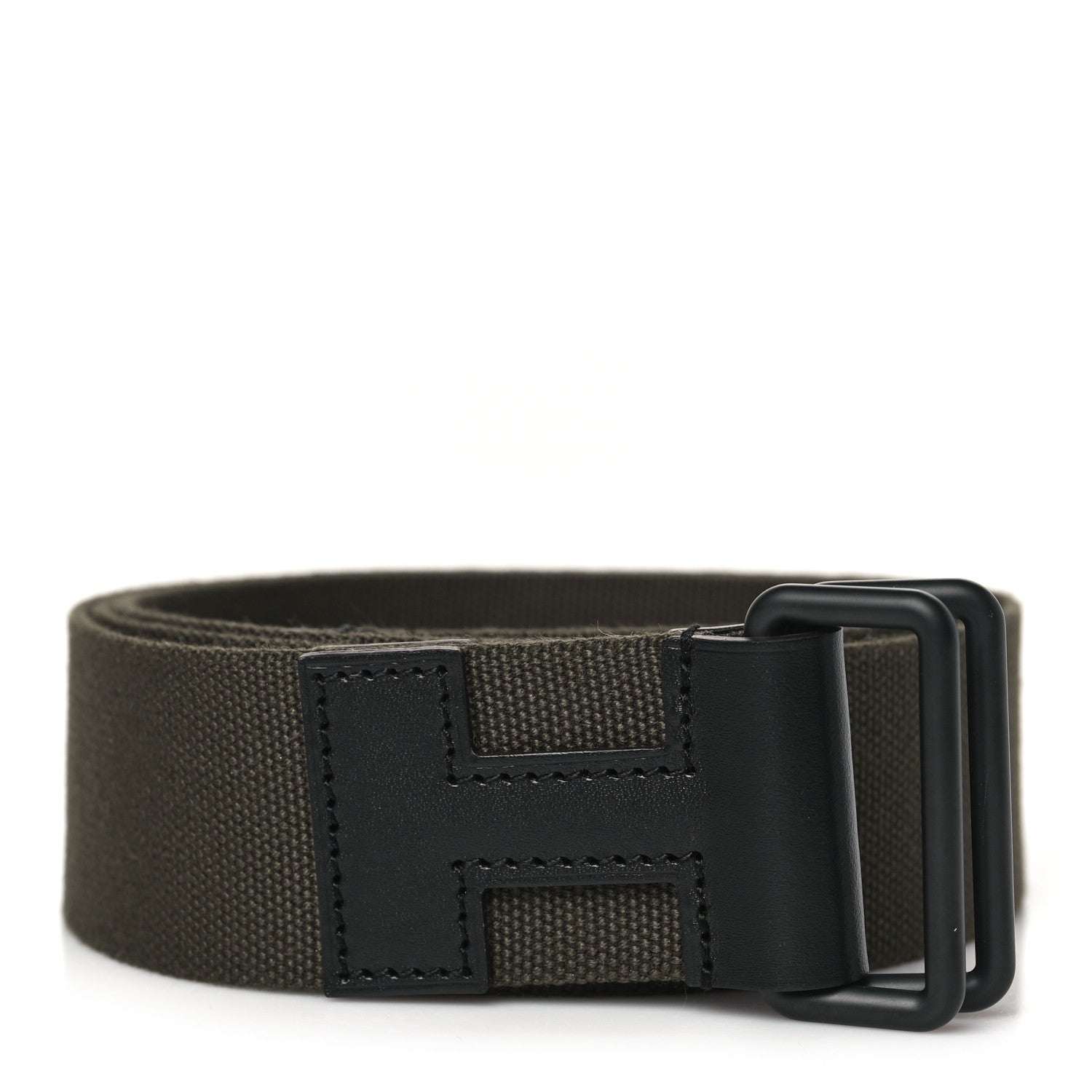 Natural Bridle Canvas Nomade 41 Belt M Khaki So Black