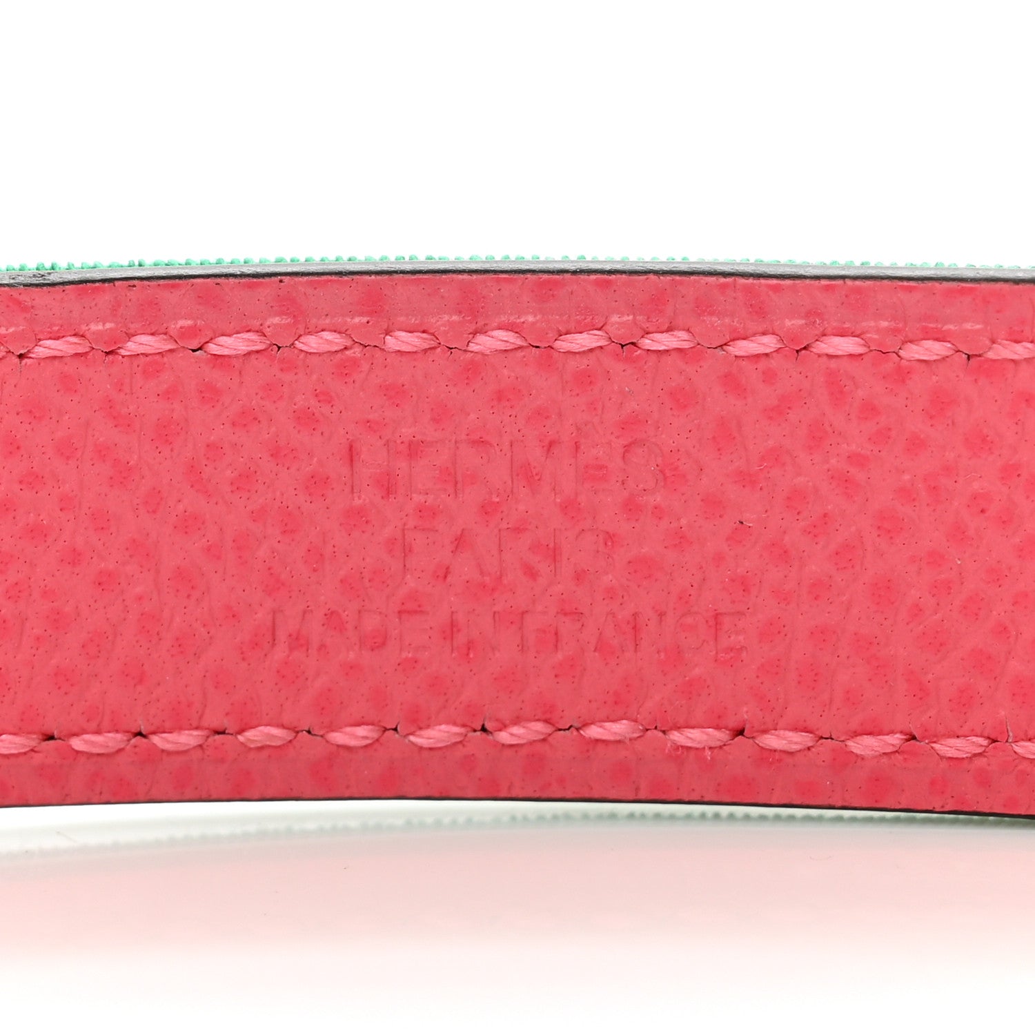 Toile Officier Epsom Kelly Belt Menthe Rose Azalee