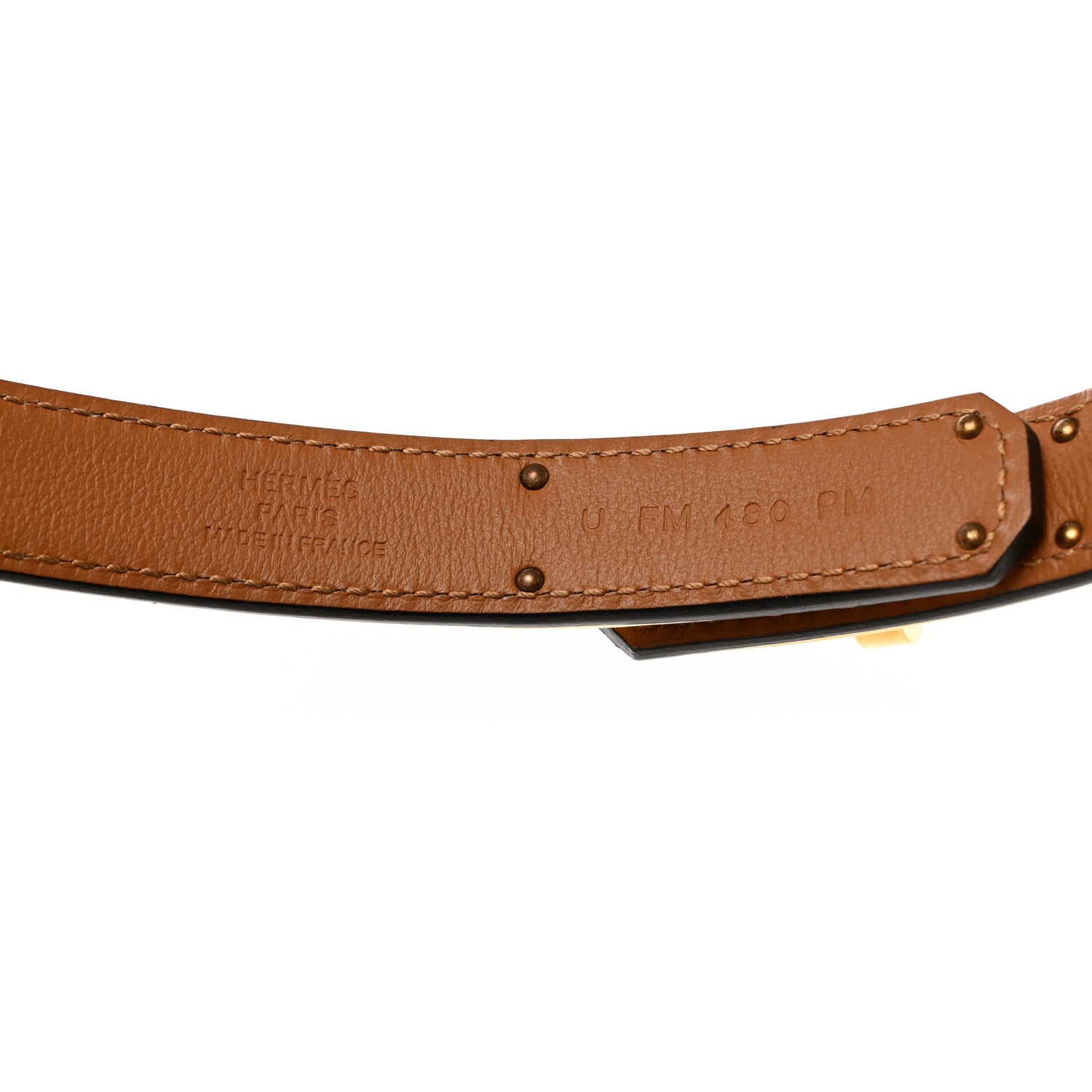 Epsom Kelly Pocket Belt Craie