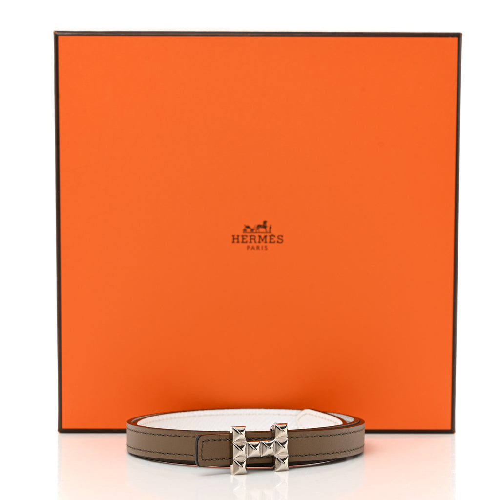 Epsom Swift 13mm H Medor Belt 70 28 White Etoupe