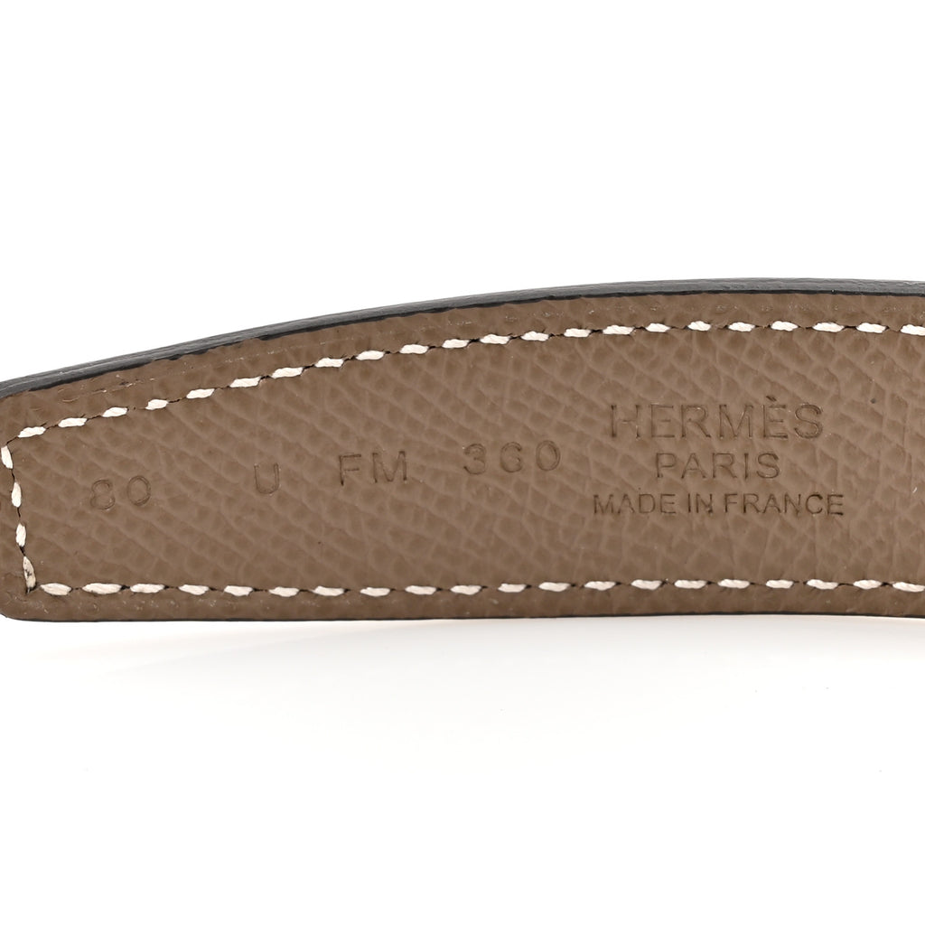 Swift Epsom 24mm Lagune Belt 80 Black Etoupe