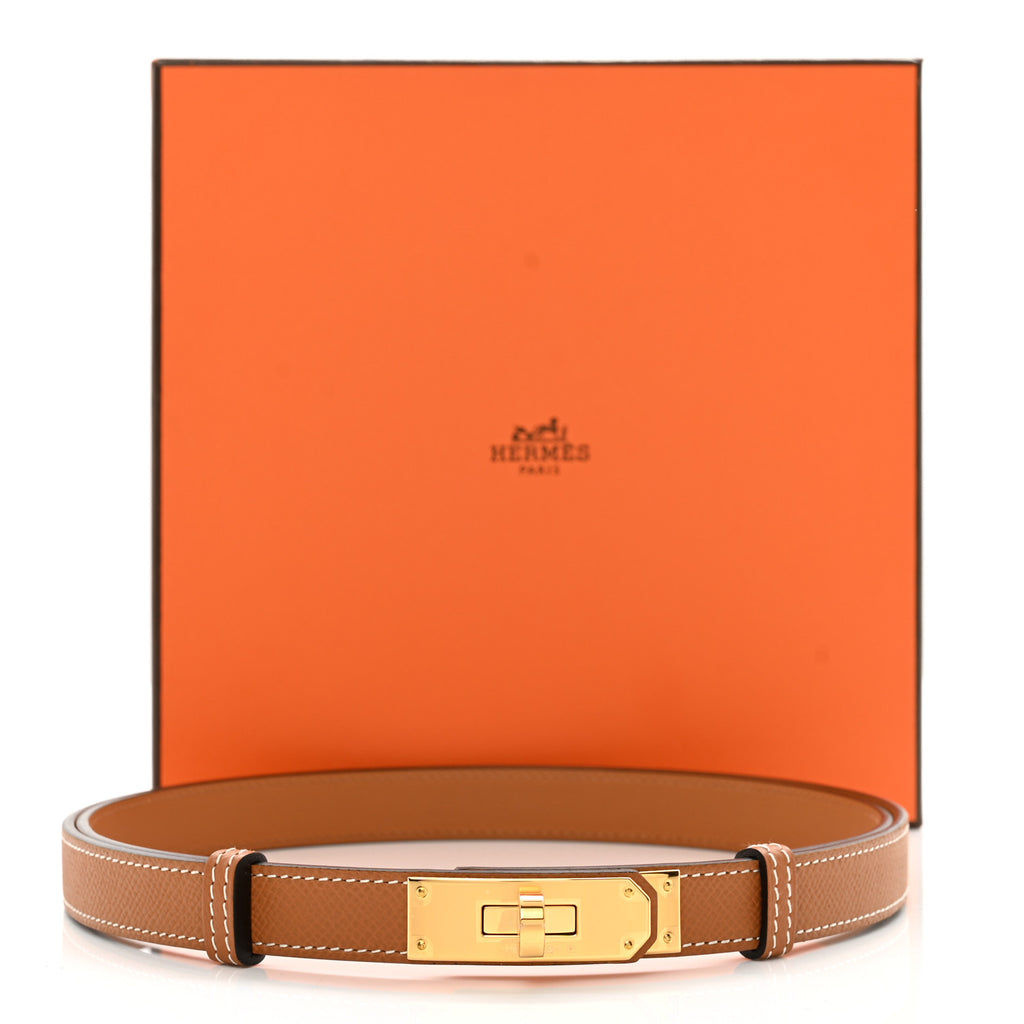 Epsom Kelly Belt Gold-1
