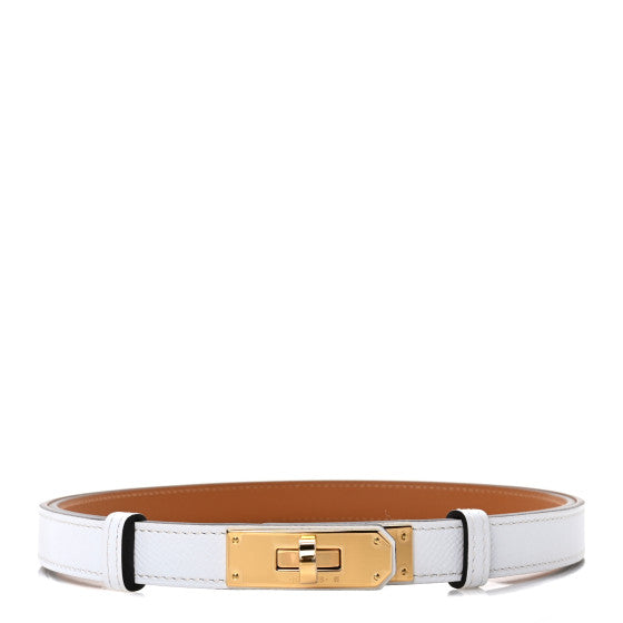 Epsom Kelly Belt White