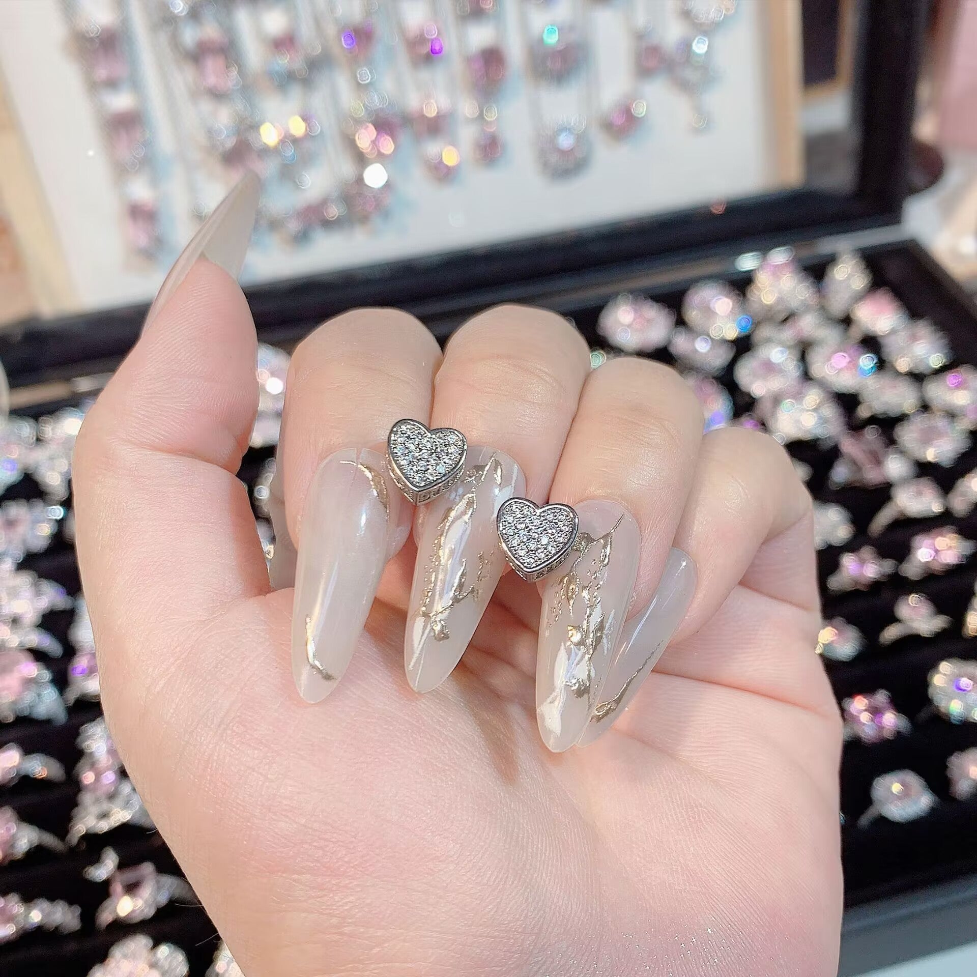 FENG SHUI - 33 Bright zircon cherry blossom pink diamond ring for women