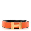 Swift Epsom 24mm Mini Constance H Belt 85 34 Black Orange