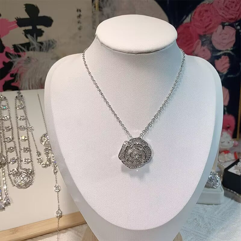 FENG SHUI - 34 Elegant luxury Camellia series necklace bracelet earrings bracelet