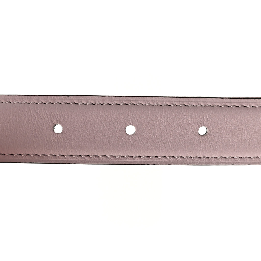Swift Epsom 24mm H Cursives Belt 70 28 Mauve Pale Gris Meyer