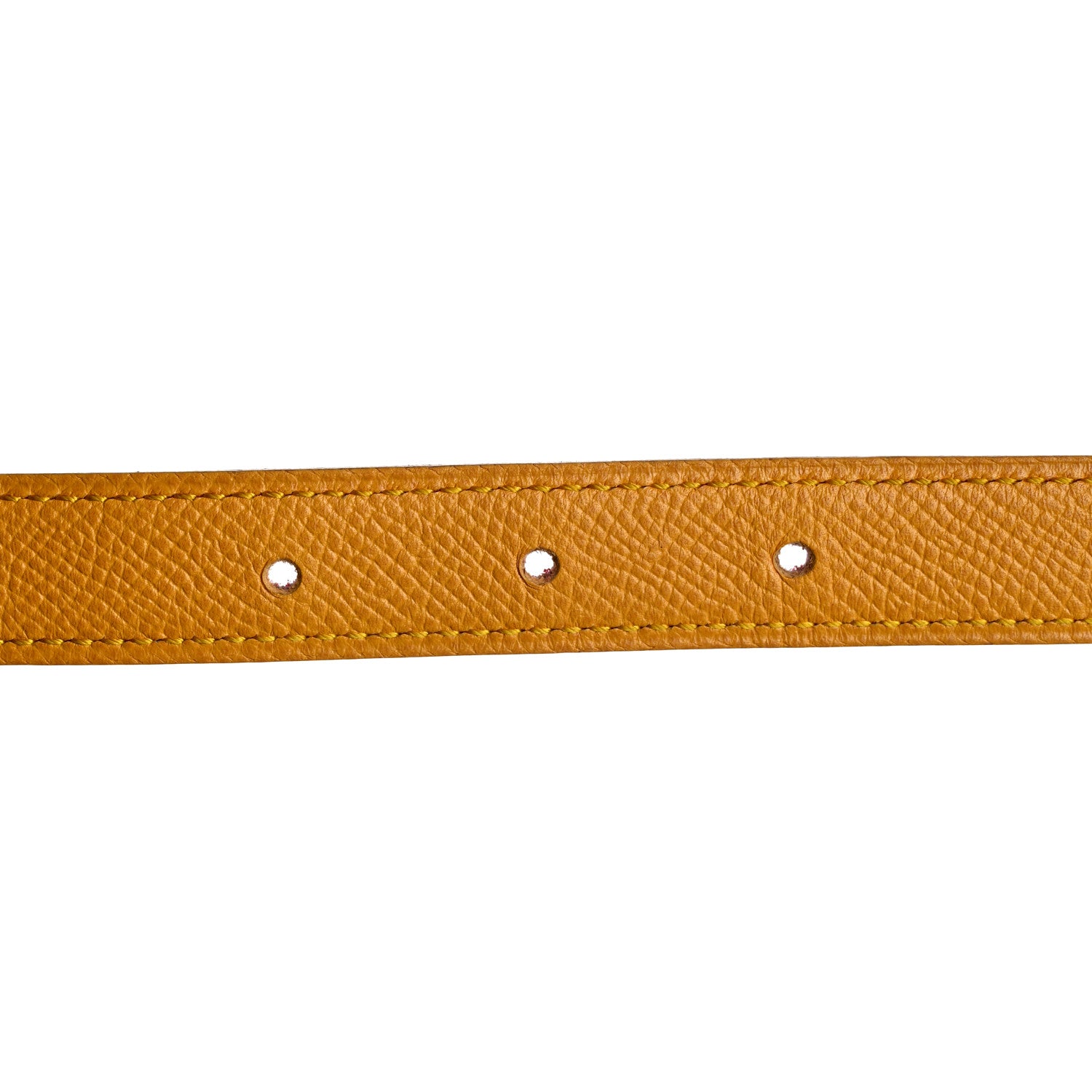 Epsom 24mm Mini H Belt 65 Rouge Vif Jaune