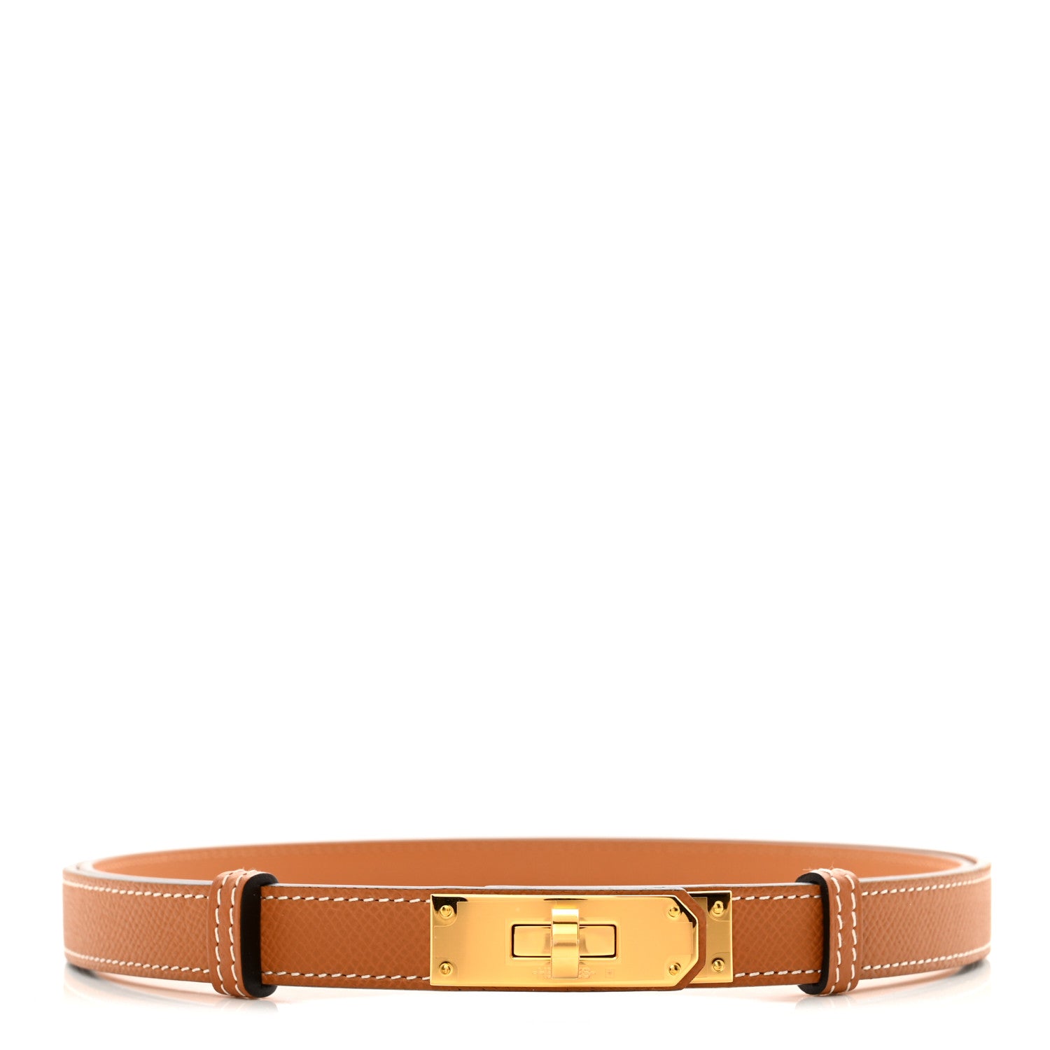 Epsom Kelly Belt Gold-1