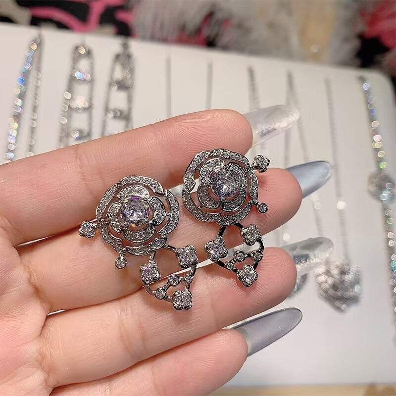 FENG SHUI - 34 Elegant luxury Camellia series necklace bracelet earrings bracelet