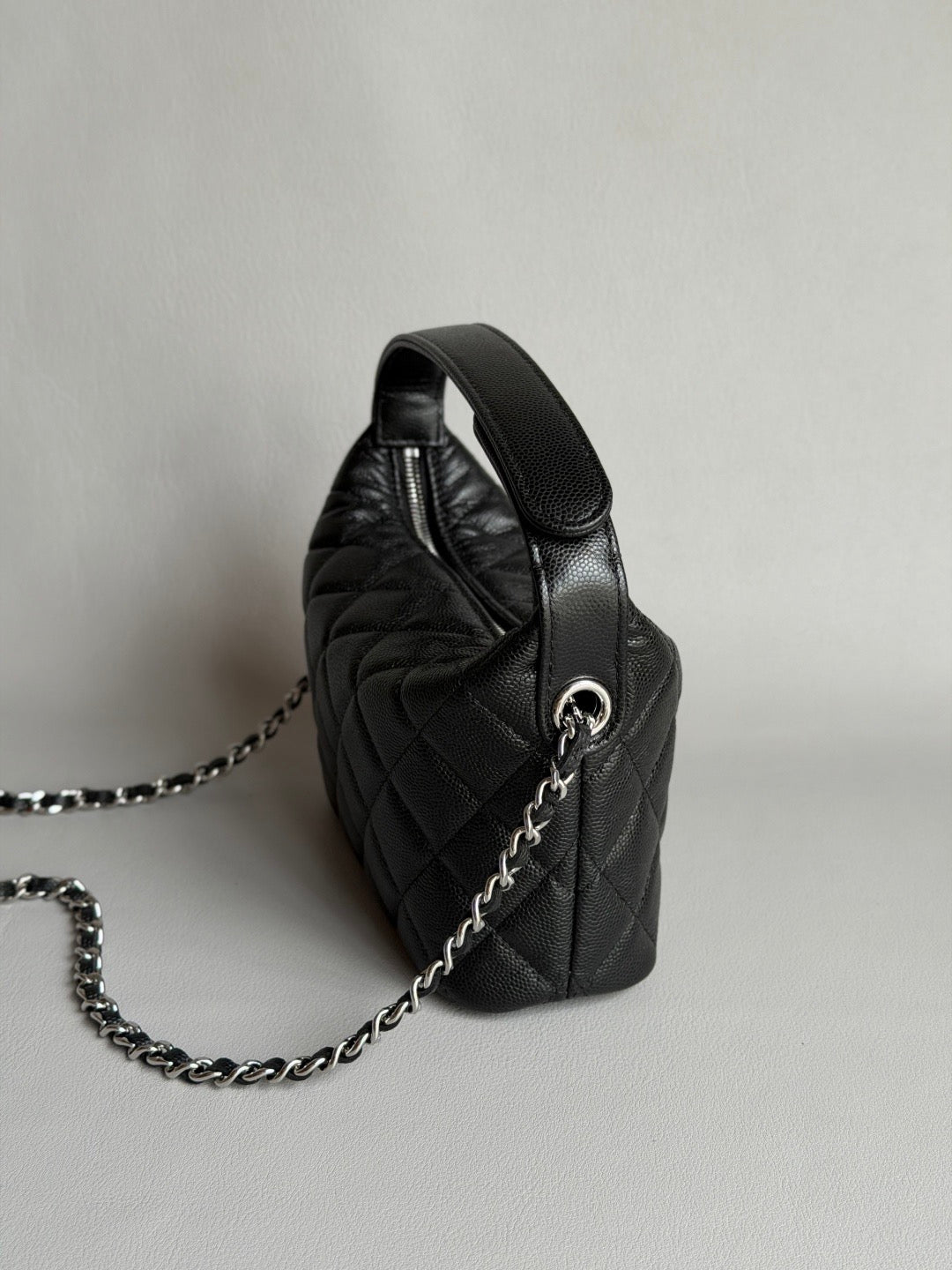 CHANEL-25B Starry Meteor Lunchbox Bag golden/sliver