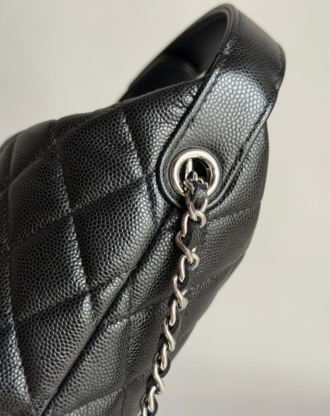 CHANEL-25B Starry Meteor Lunchbox Bag golden/sliver