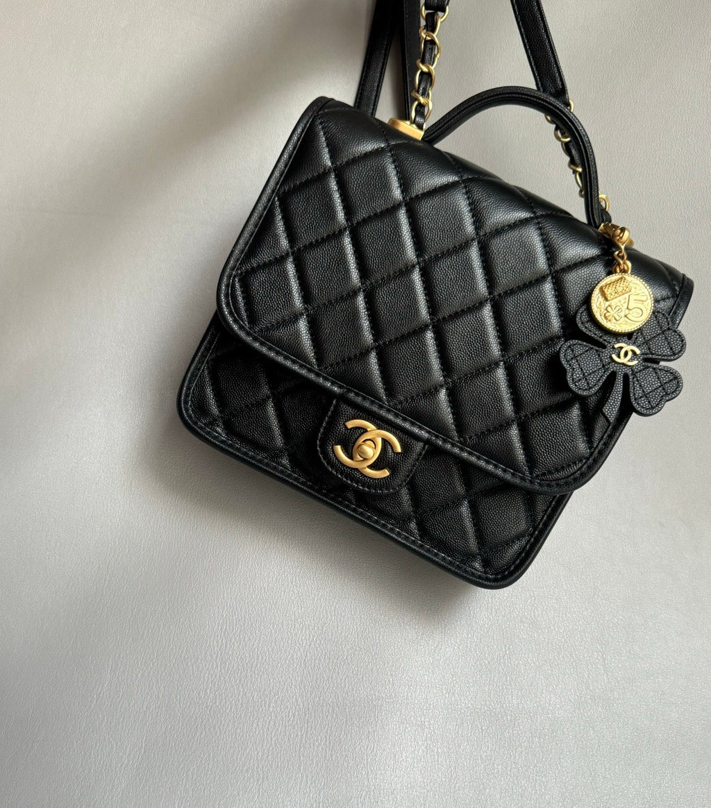 CHANEL-25B Affinity Duma Backpack golden/sliver