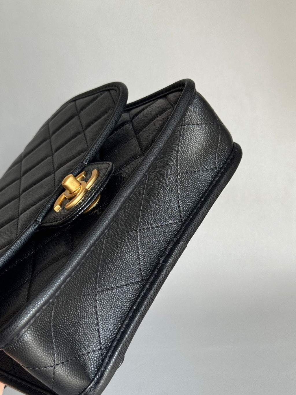 CHANEL-25B Affinity Duma Backpack golden/sliver