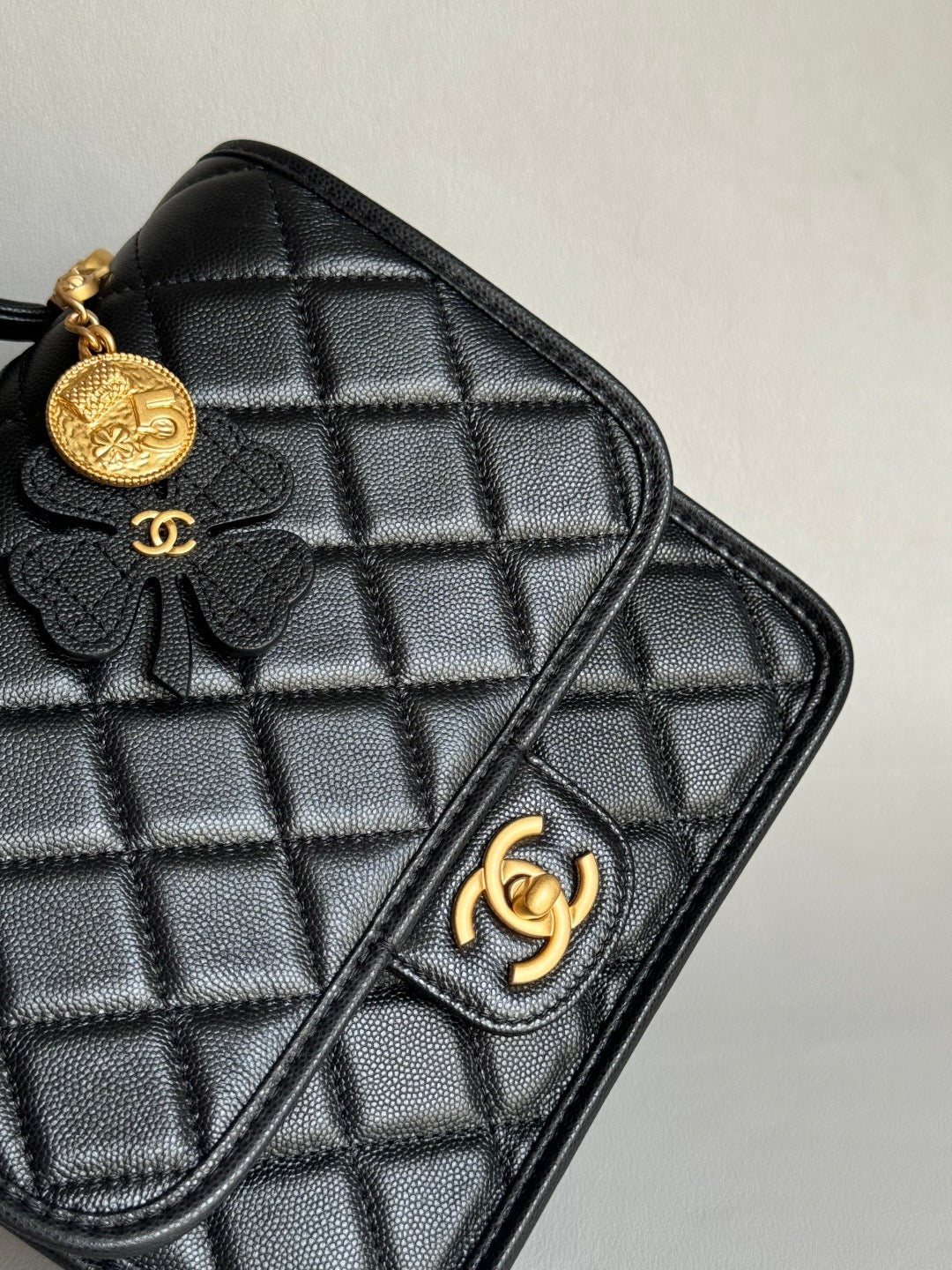 CHANEL-25B Affinity Duma Backpack golden/sliver