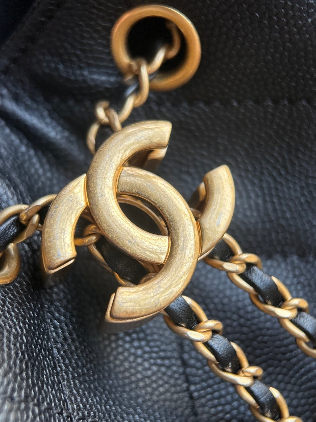 CHANEL-25B Handle BAG golden/sliver