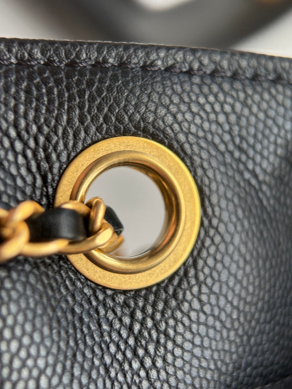 CHANEL-25B backpack golden/sliver