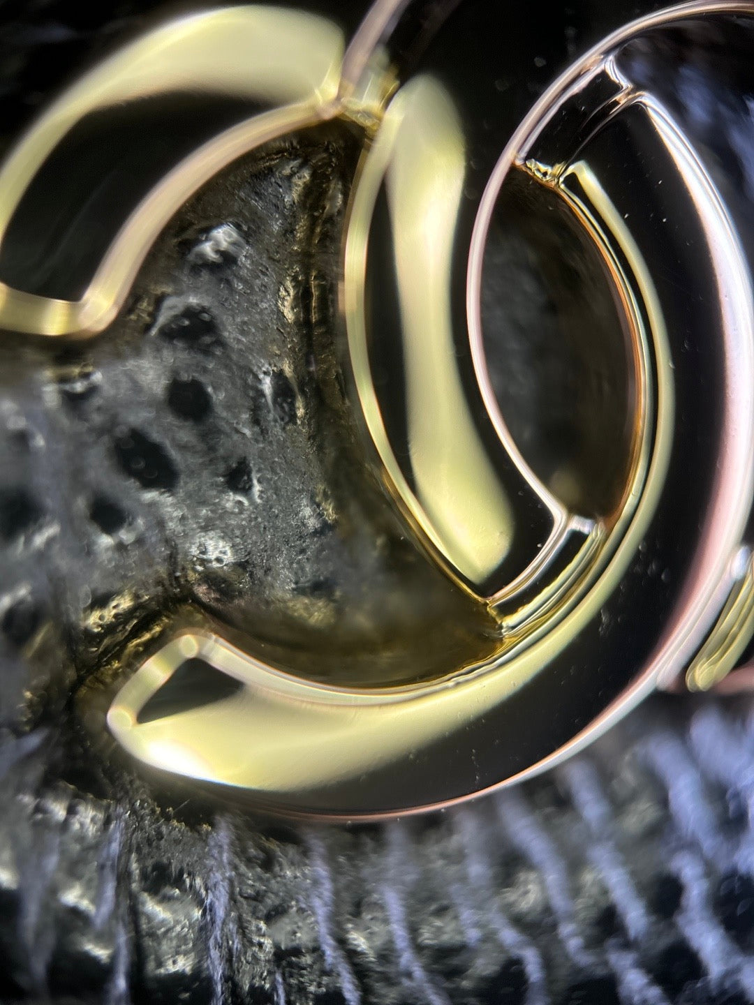 CHANEL-25C bag golden/sliver