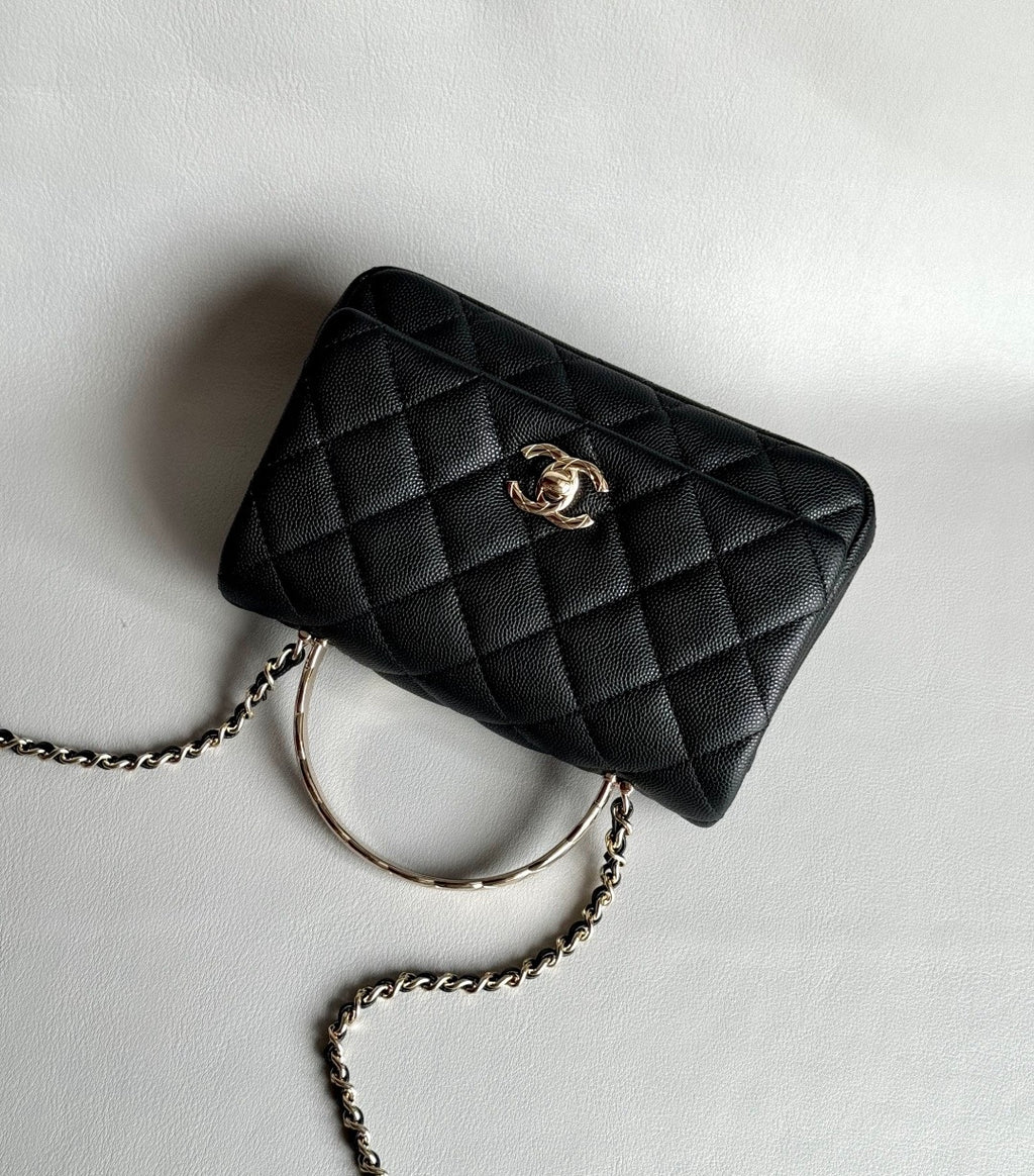 CHANEL-25S Crush Handle  golden/sliver