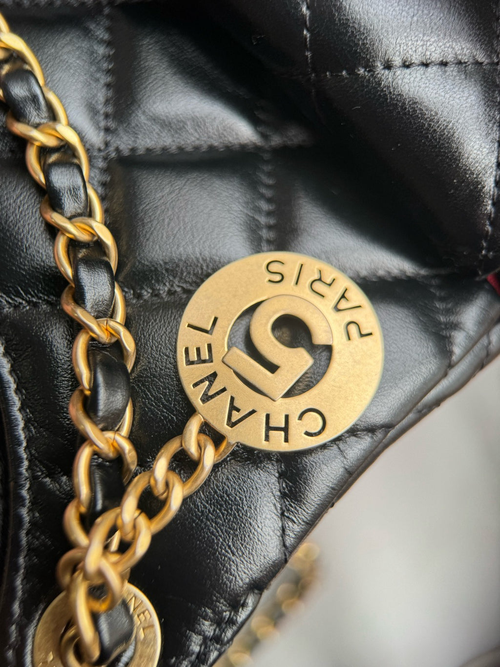 CHANEL-25S Holo bag  golden/sliver