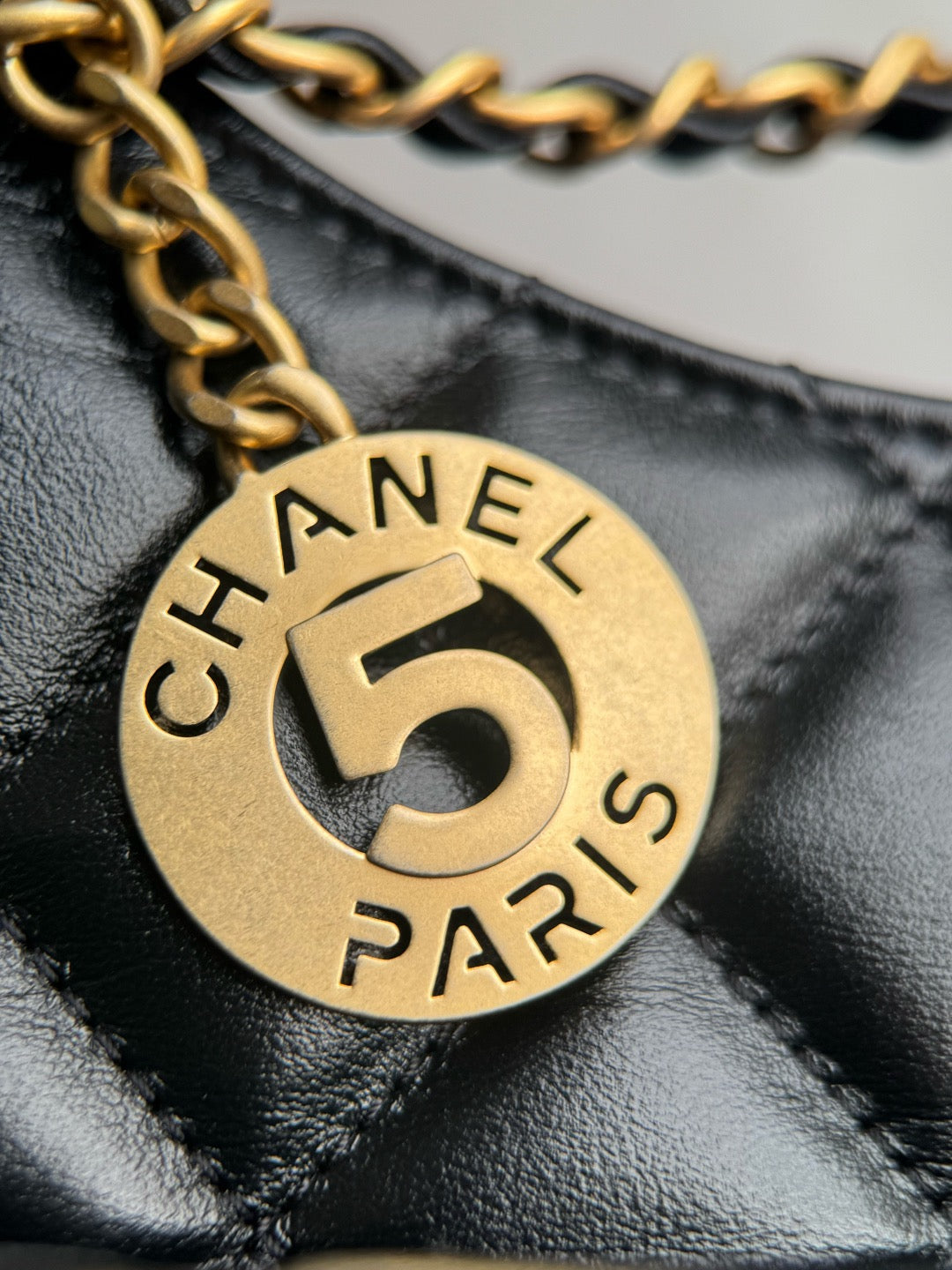 CHANEL-25S Holo bag  golden/sliver
