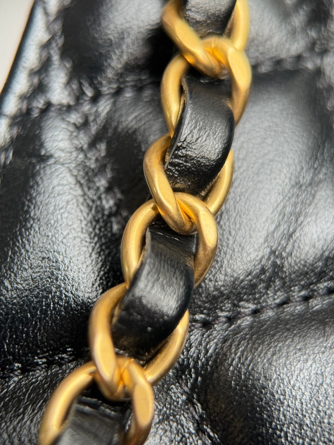 CHANEL-25S Holo bag  golden/sliver