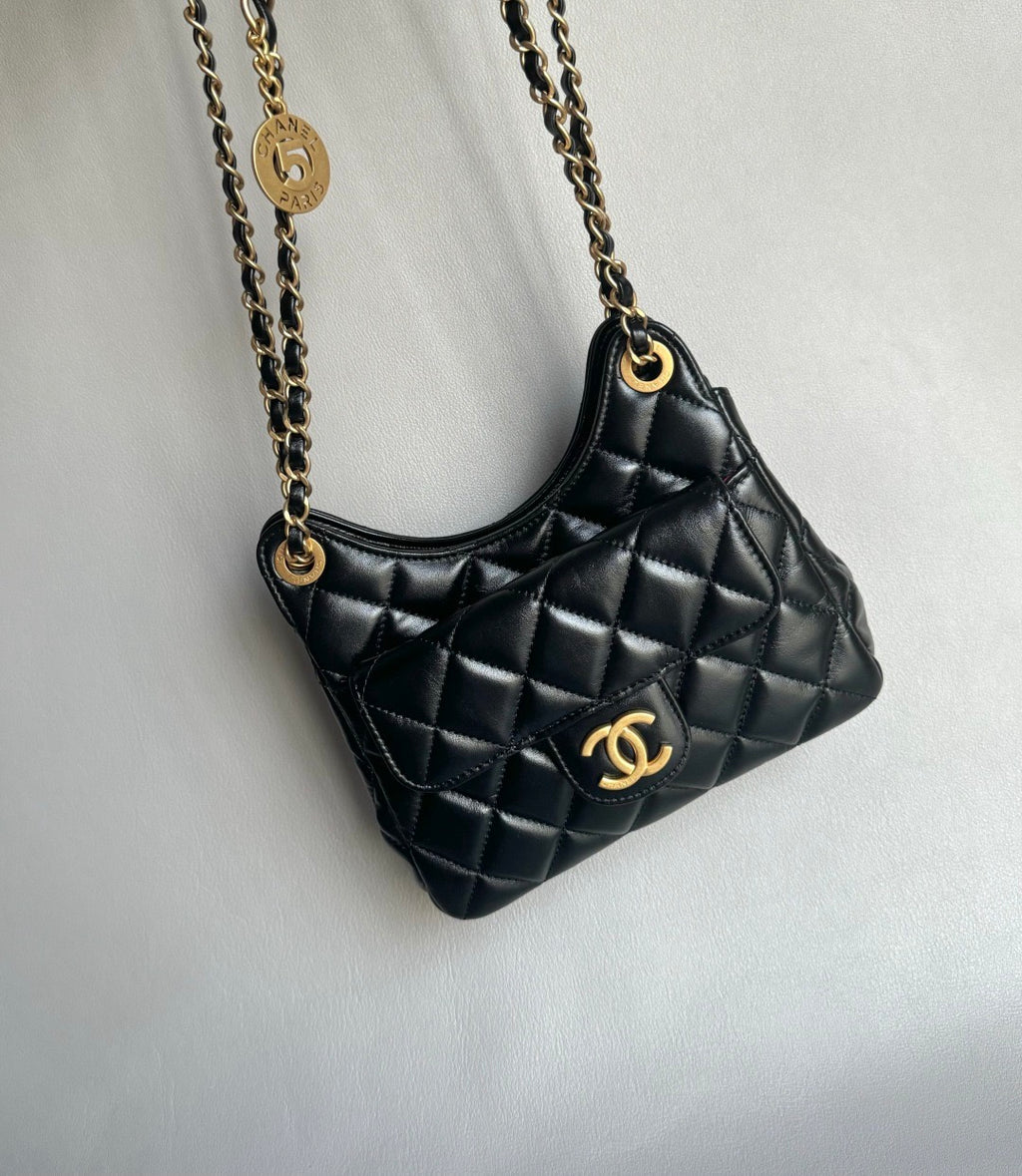 CHANEL-25S Holo bag  golden/sliver