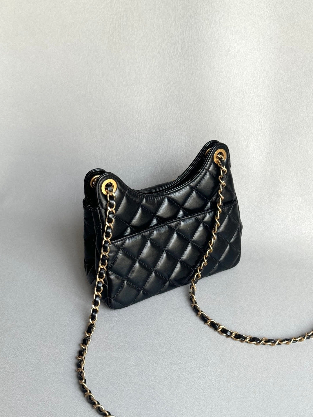 CHANEL-25S Holo bag  golden/sliver