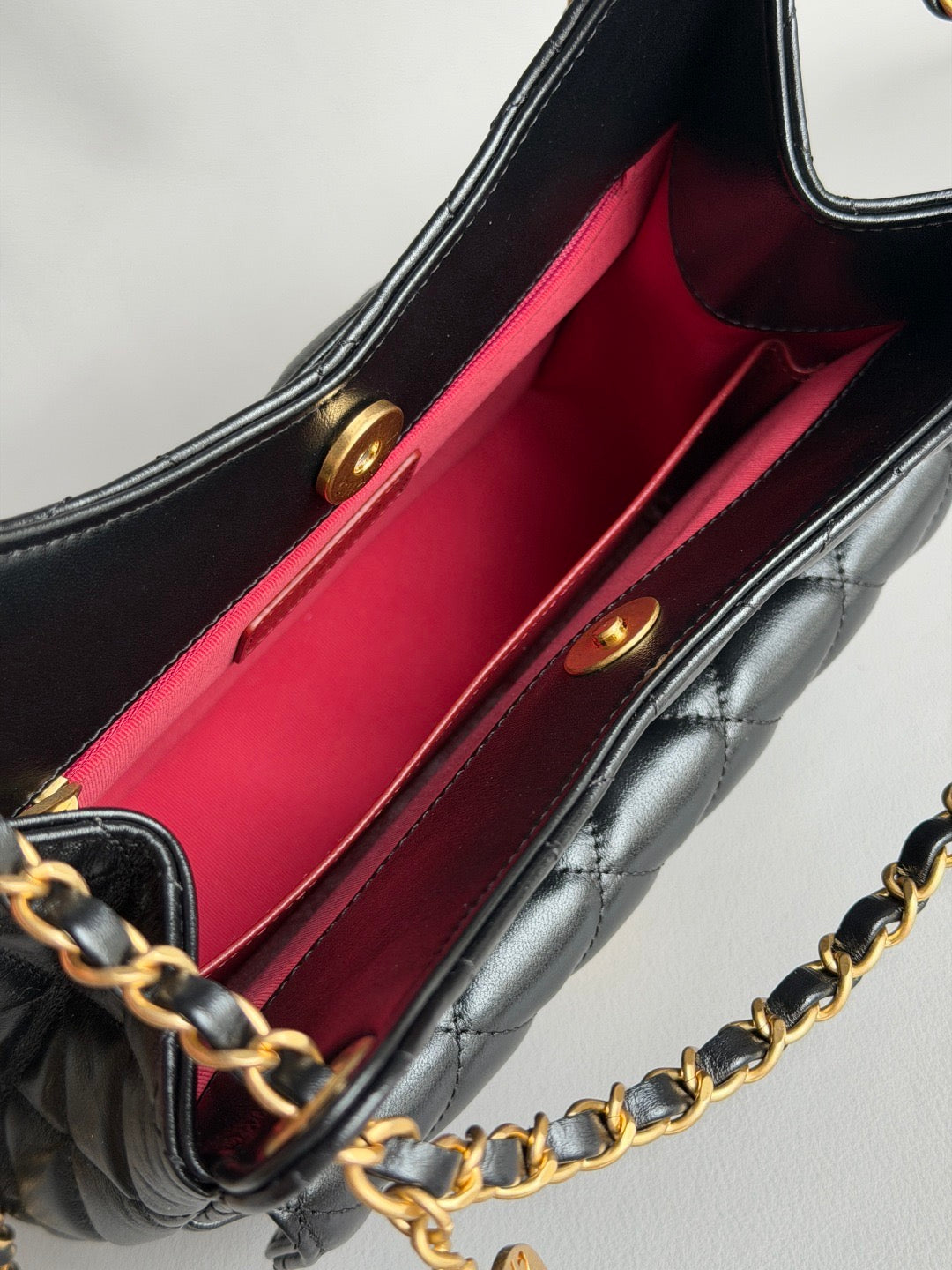 CHANEL-25S Holo bag  golden/sliver