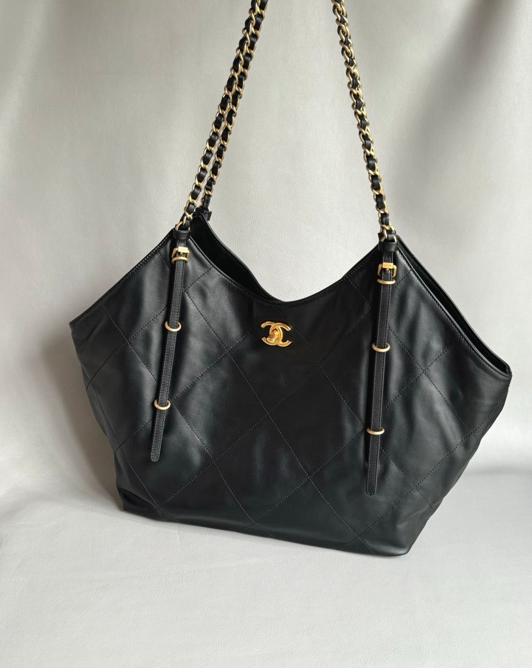 CHANEL-25S Tote golden/sliver
