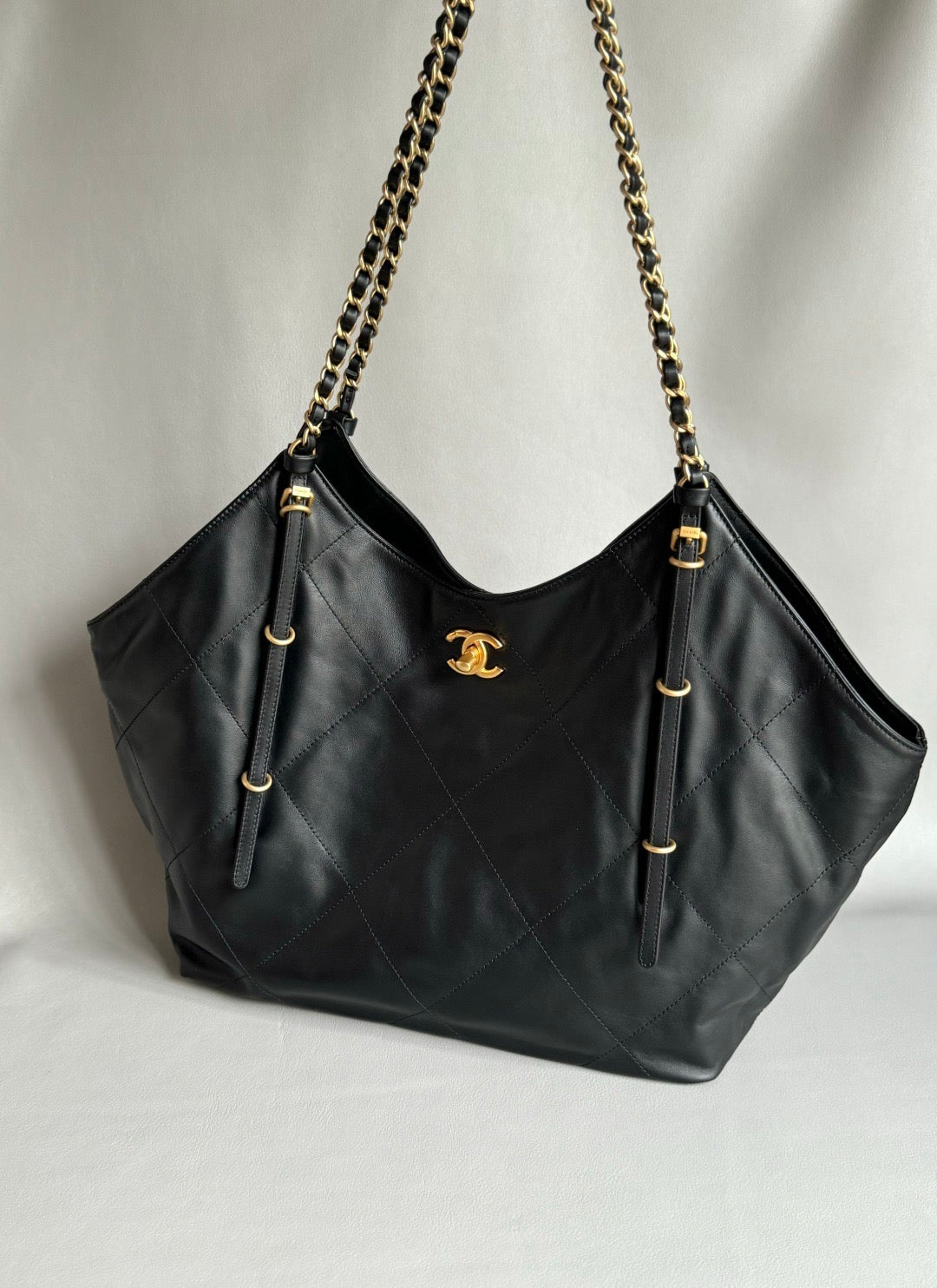 CHANEL-25S Tote golden/sliver