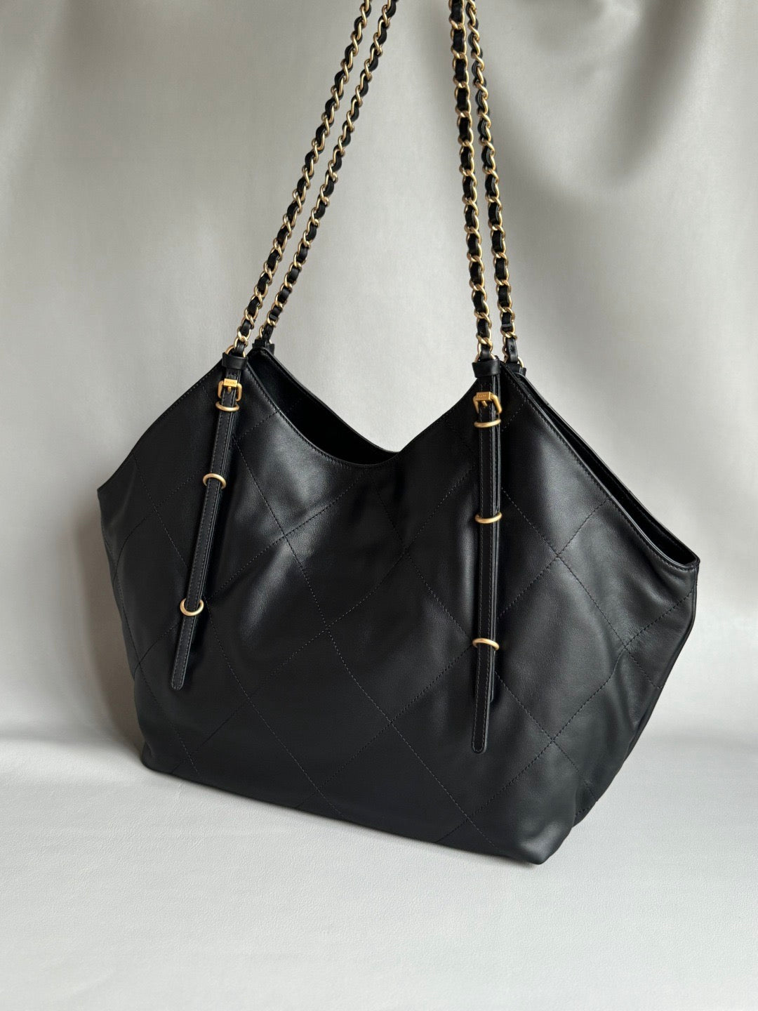 CHANEL-25S Tote golden/sliver