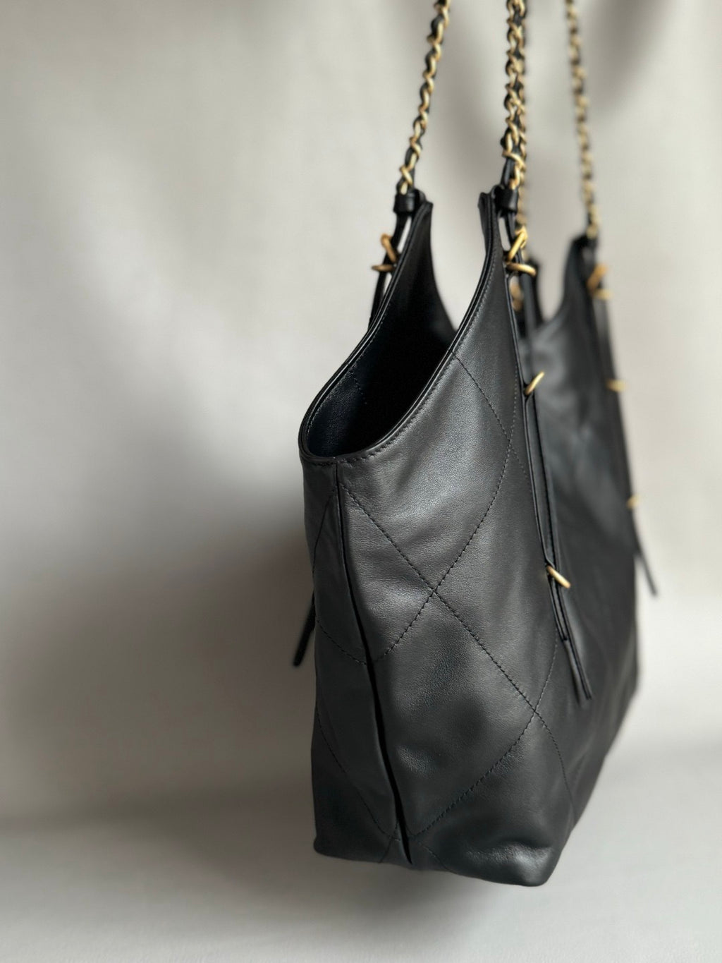 CHANEL-25S Tote golden/sliver